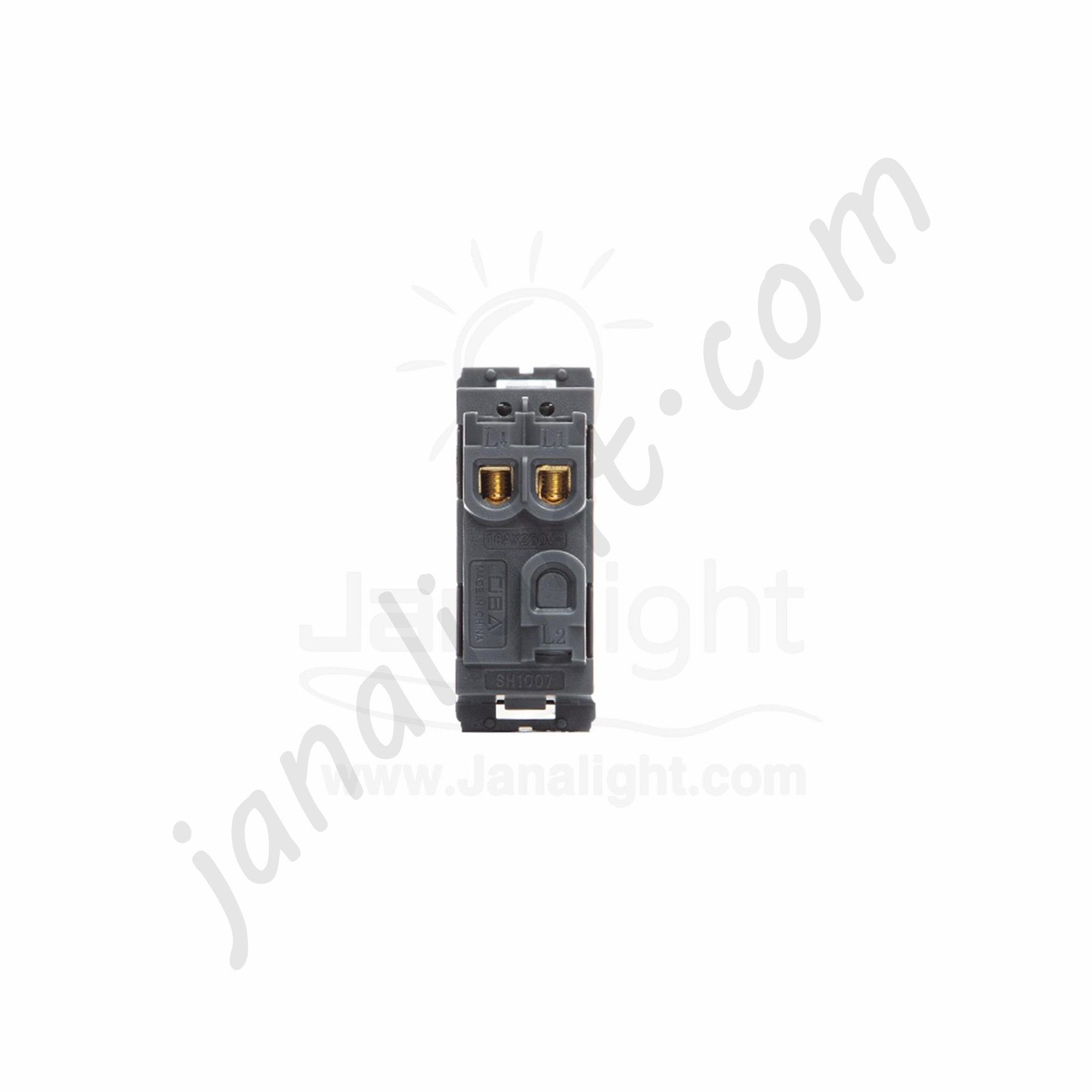 Osa زر جرس مفرد اسود Osa Bell Switch Black